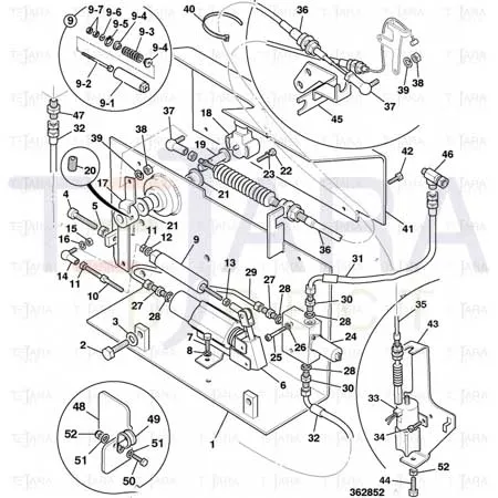 JCB Part No.# 1390/0304Z, GRUB SCREW M8x12 - JCB Spare Parts