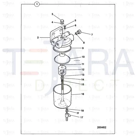 JCB Part No.# 32/914203, STRAINER GUAZE - JCB Spare Parts