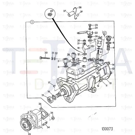 JCB Part No.# 02/290023, GEAR - JCB Spare Parts