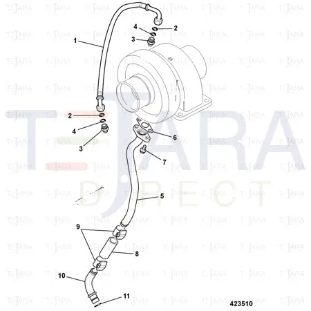 JCB Part No.# 02/911242, CLAMP - JCB Spare Parts