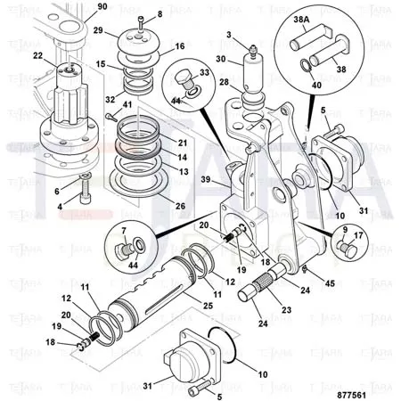 JCB Part No.# 904/14800, SHAFT SEAL - JCB Spare Parts