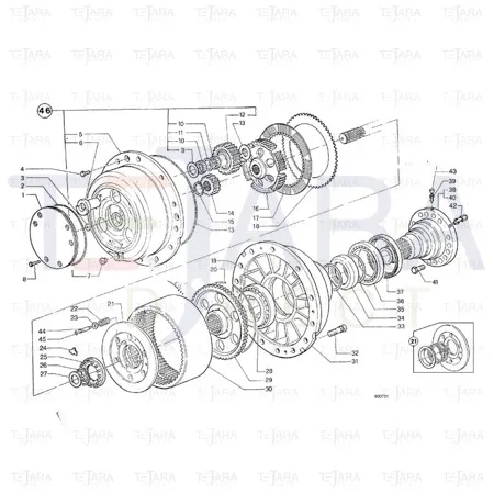 JCB Part No.# 10/906476, O-RING - JCB Spare Parts