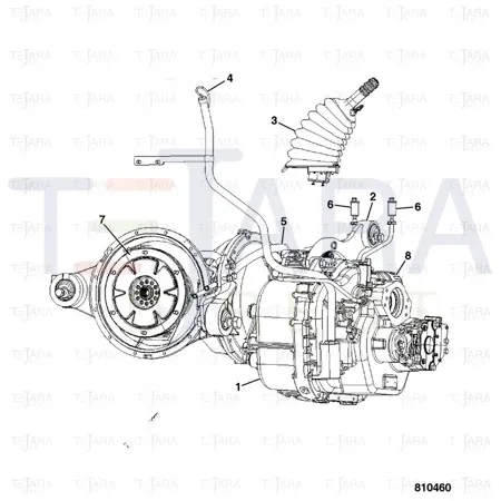 JCB Part No.# 701/80322, TRANS OIL PRESS SWITCH - JCB Spare Parts