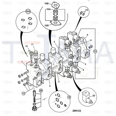 JCB Part No.# 25/401414, SEAL KIT - JCB Spare Parts