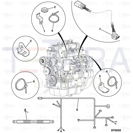 JCB Part No.# 721/11872, E.S.O.S. LINK - JCB Spare Parts
