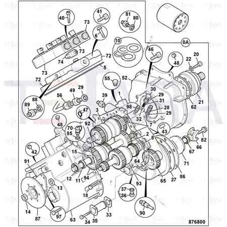 JCB Part No.# 907/20045, TAPER ROLLER BEARING - JCB Spare Parts