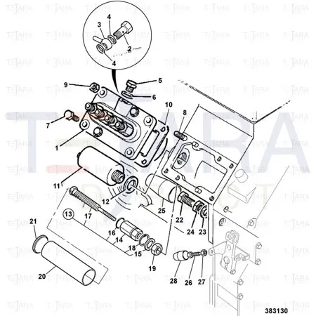 JCB Part No.# 02/634156, ADJUSTER - JCB Spare Parts