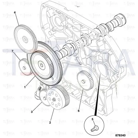JCB Part No.# 320/05136, PLUG.IDLER BLANK.M8x18(KANBAN) - JCB Spare Parts