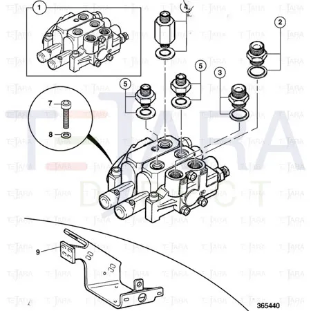 JCB Part No.# 331/48346, MOUNTING BRACKET - JCB Spare Parts