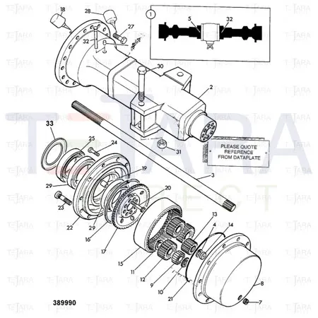 JCB Part No.# 450/13302, BREATHER PLUG - JCB Spare Parts