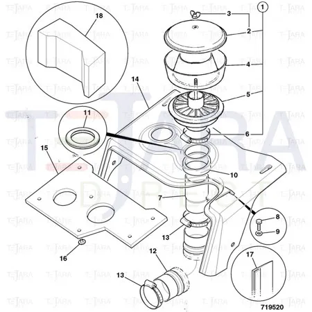 JCB Part No.# 32/903103, BOWL - JCB Spare Parts