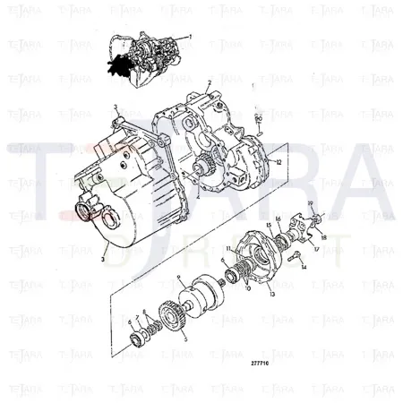 JCB Part No.# 2203/1071, INT CIRCLIP 65mm [1300 06 - JCB Spare Parts