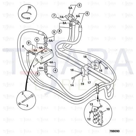 JCB Part No.# 20/925677, MOTOR FAN - JCB Spare Parts