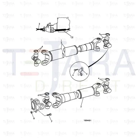 JCB Part No.# 826/01472, BOLT - JCB Spare Parts