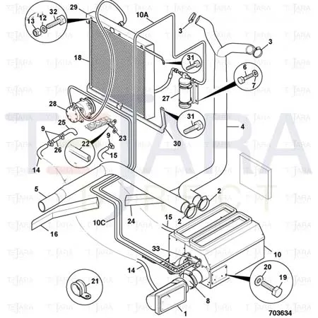 JCB Part No.# 923/10098, Valve Expansion TXV - JCB Spare Parts