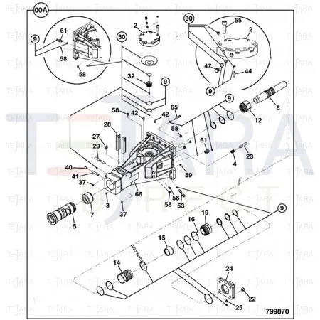 JCB Part No.# 331/55949, Pin lock - JCB Spare Parts