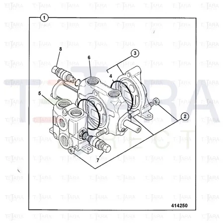 JCB Part No.# 828/10190, O Ring - JCB Spare Parts