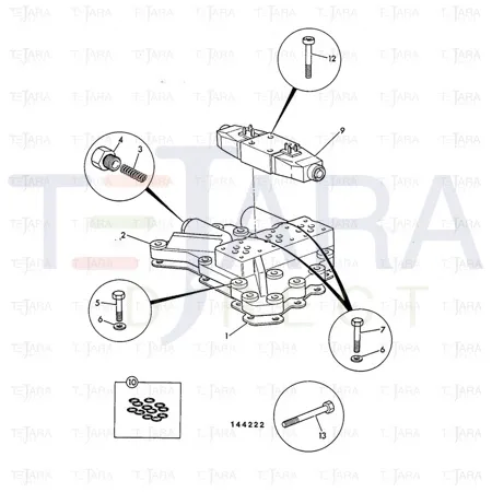 JCB Part No.# 716/30134, SENSOR GEARTOOTH - JCB Spare Parts