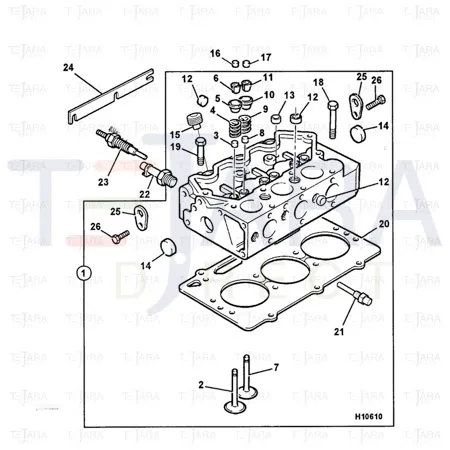 JCB Part No.# 02/630142, SEAL - JCB Spare Parts