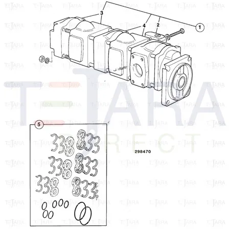 JCB Part No.# 20/925732, HYDRAULIC PUMP - JCB Spare Parts
