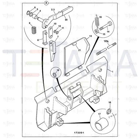 JCB Part No.# 1315/3529Z, BOLT M12X190 - JCB Spare Parts