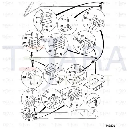 JCB Part No.# 1318/3521Z, BOLT M12X110 TUF-LOK - JCB Spare Parts