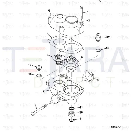 JCB Part No.# 02/950427, Gasket - JCB Spare Parts