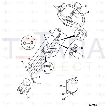 JCB Part No.# 331/35706, Cam cancel indicat - JCB Spare Parts