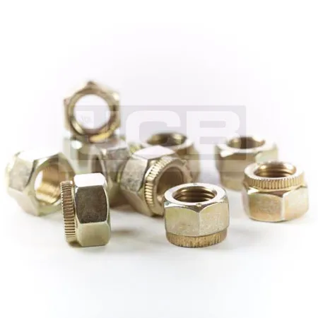 JCB Part No.# 1340/0203Z, NUT 3/8UNF STD SELF LOCK - JCB Spare Parts