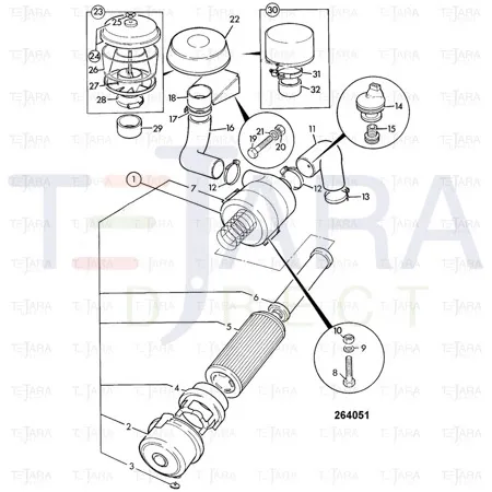 JCB Part No.# 32/916802, BOWL - JCB Spare Parts