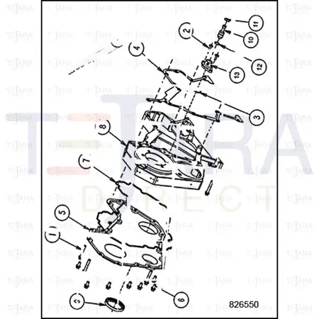 JCB Part No.# 332/Y5118, Gasket Liquid Gask - JCB Spare Parts