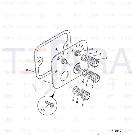 JCB Part No.# 30/926126, SWITCH 2 POSITION - JCB Spare Parts