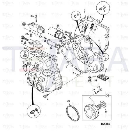 JCB Part No.# 20/900401, PUMP SEAL 49.2 X 69.95 X - JCB Spare Parts