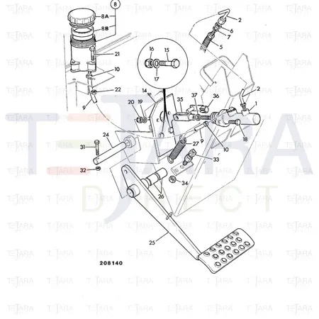 JCB Part No.# 647/02104, TUBE PVC - JCB Spare Parts