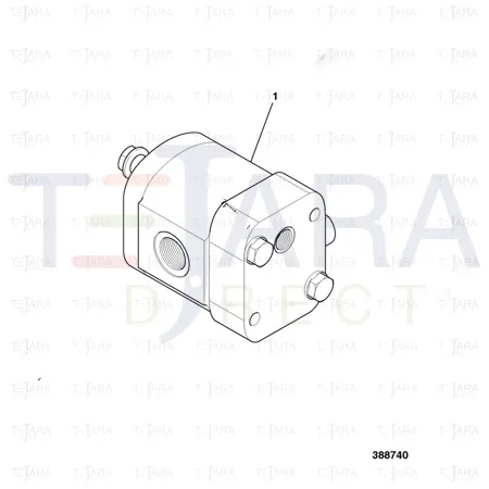 JCB Part No.# 20/925332, FAN MOTOR - JCB Spare Parts