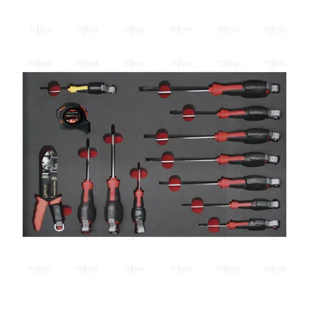 TRAY - SET SCREWDRIVERS (MM) ANTIDROP ACO - EGA Master