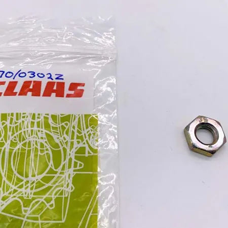 JCB Part No.# 1370/0302Z, NUT M10 THIN PLAIN - JCB Spare Parts