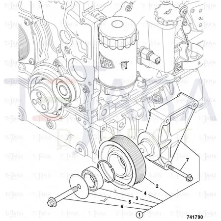 JCB Part No.# 1317/3315Z, BOLT.M8x65 HEX.FLANGED(KANBAN) - JCB Spare Parts