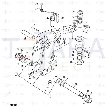 JCB Part No.# 819/00143, SHIM 60x130x1.4mm - JCB Spare Parts