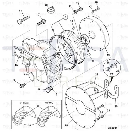 JCB Part No.# 02/911018, WASHER - JCB Spare Parts