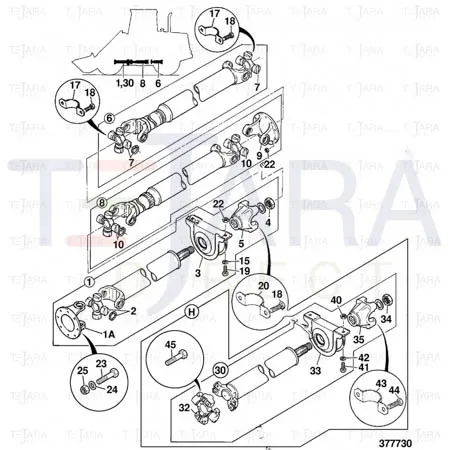 JCB Part No.# 914/57501, YOKE - JCB Spare Parts