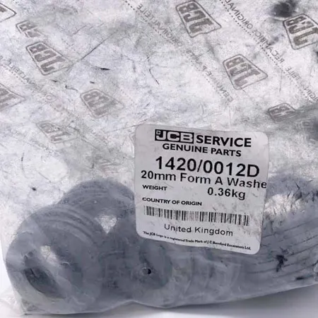 JCB Part No.# 1420/0012D, WASHER M20 PLAIN - JCB Spare Parts