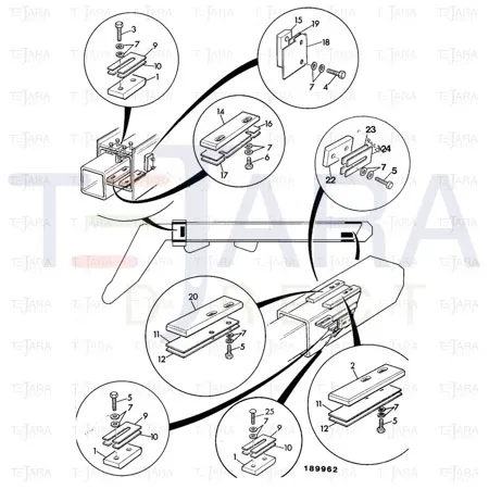 JCB Part No.# 1318/0410Z, SCREW M10X40 TUF-LOK - JCB Spare Parts