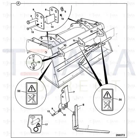 JCB Part No.# 332/C7128, WASHER 39X60X3.2mm - JCB Spare Parts