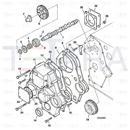 JCB Part No.# 826/10729, Screw - JCB Spare Parts