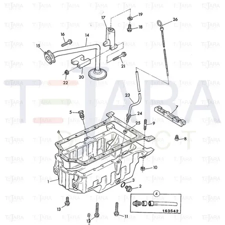 JCB Part No.# 02/200204, PIPE - JCB Spare Parts