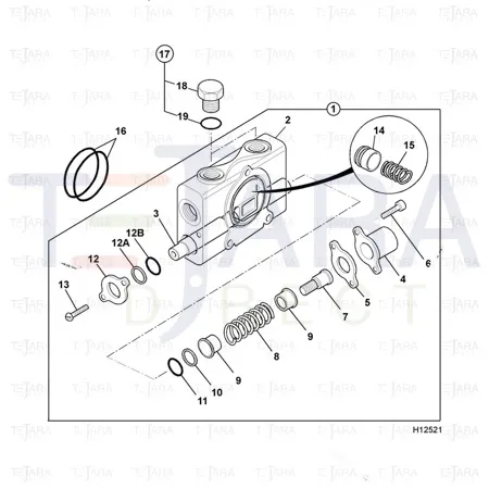 JCB Part No.# 25/606836, O RING - JCB Spare Parts