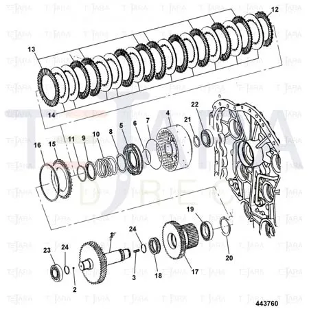 JCB Part No.# 04/600552, BEARING - JCB Spare Parts