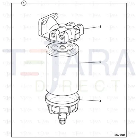 JCB Part No.# SC1393640, ELEMENT - JCB Spare Parts