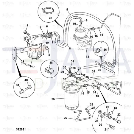 JCB Part No.# 821/00520, COBRA HOSE CLIP 15mm O/D - JCB Spare Parts